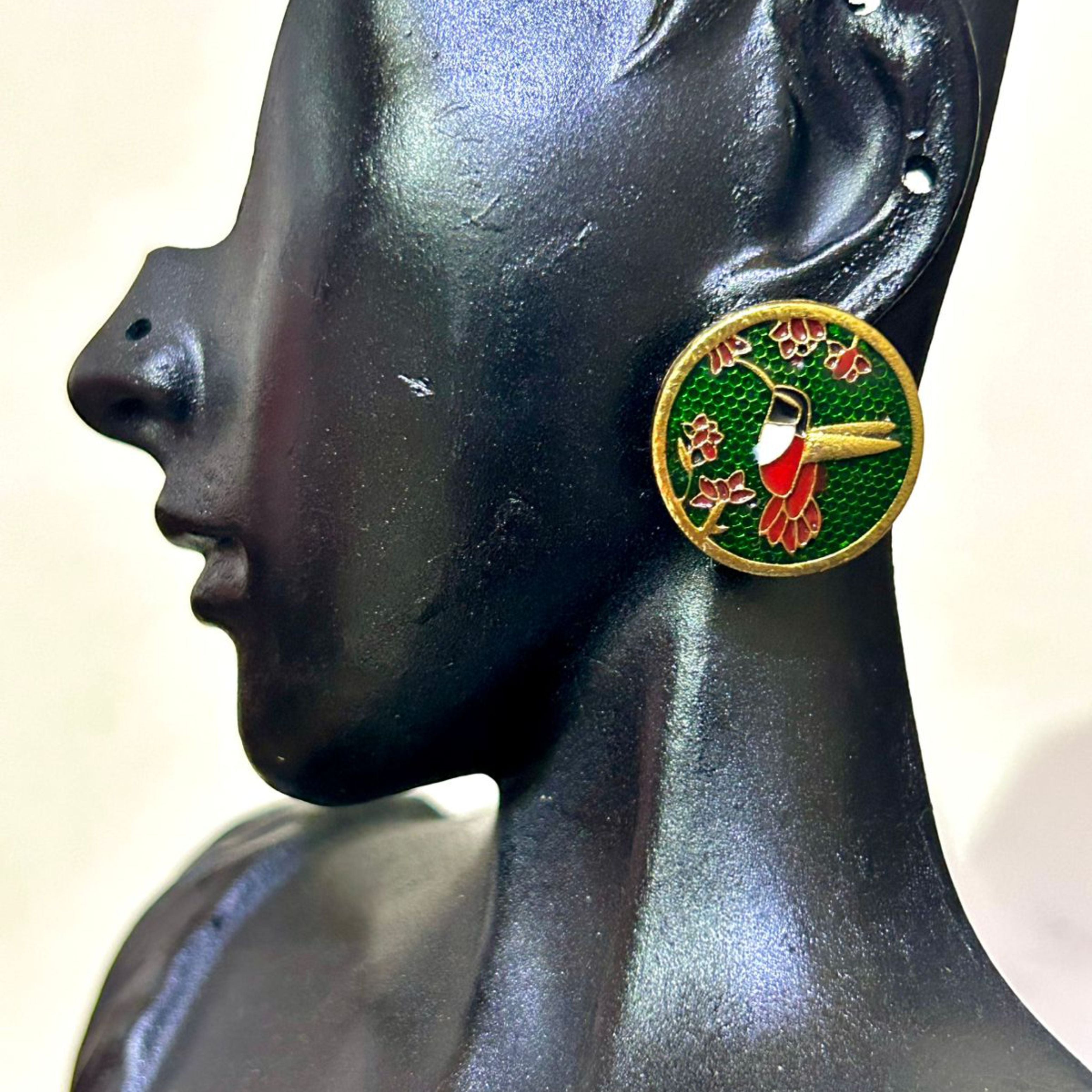 Cloisonne Multi Earrings