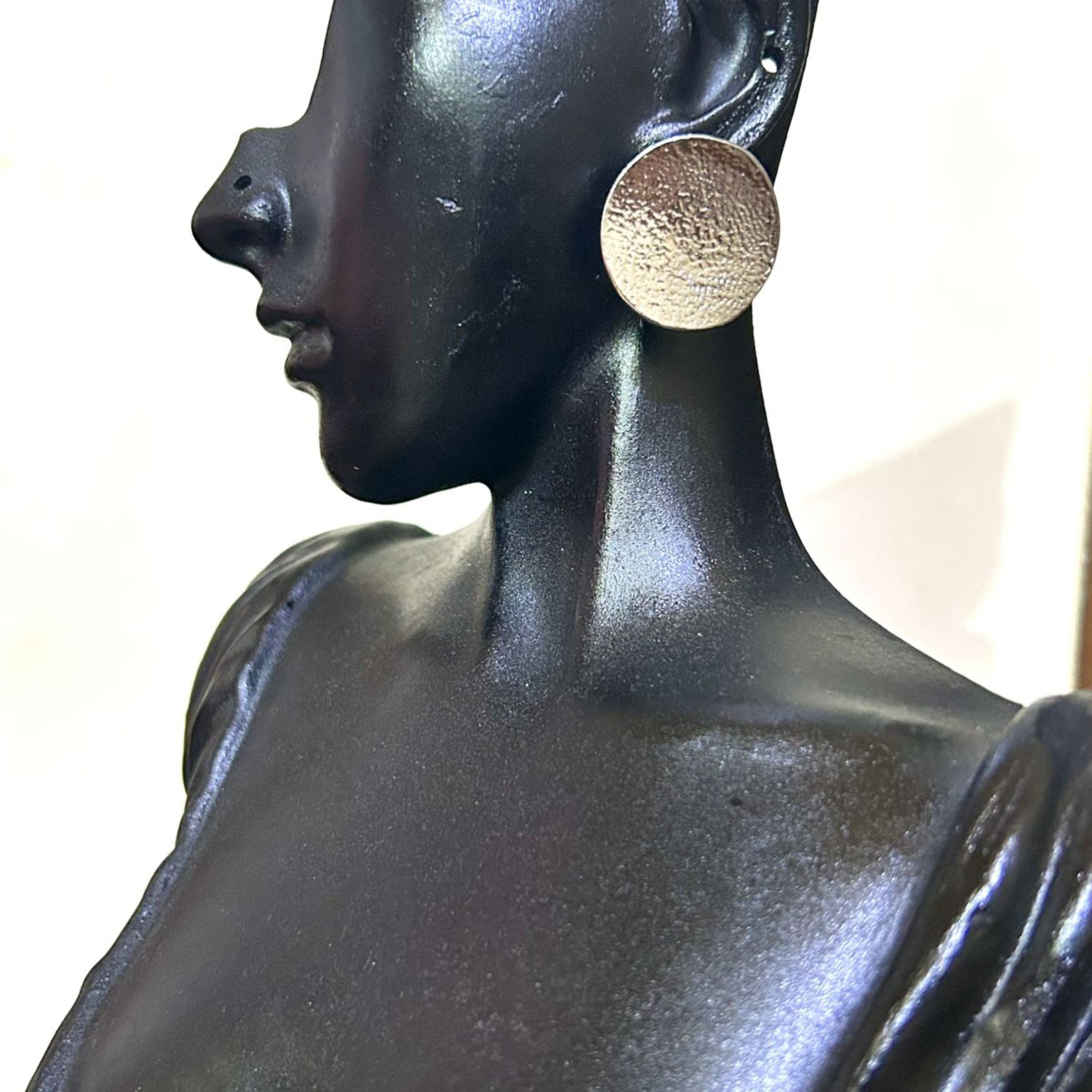 Cloisonne Bronze Earrings