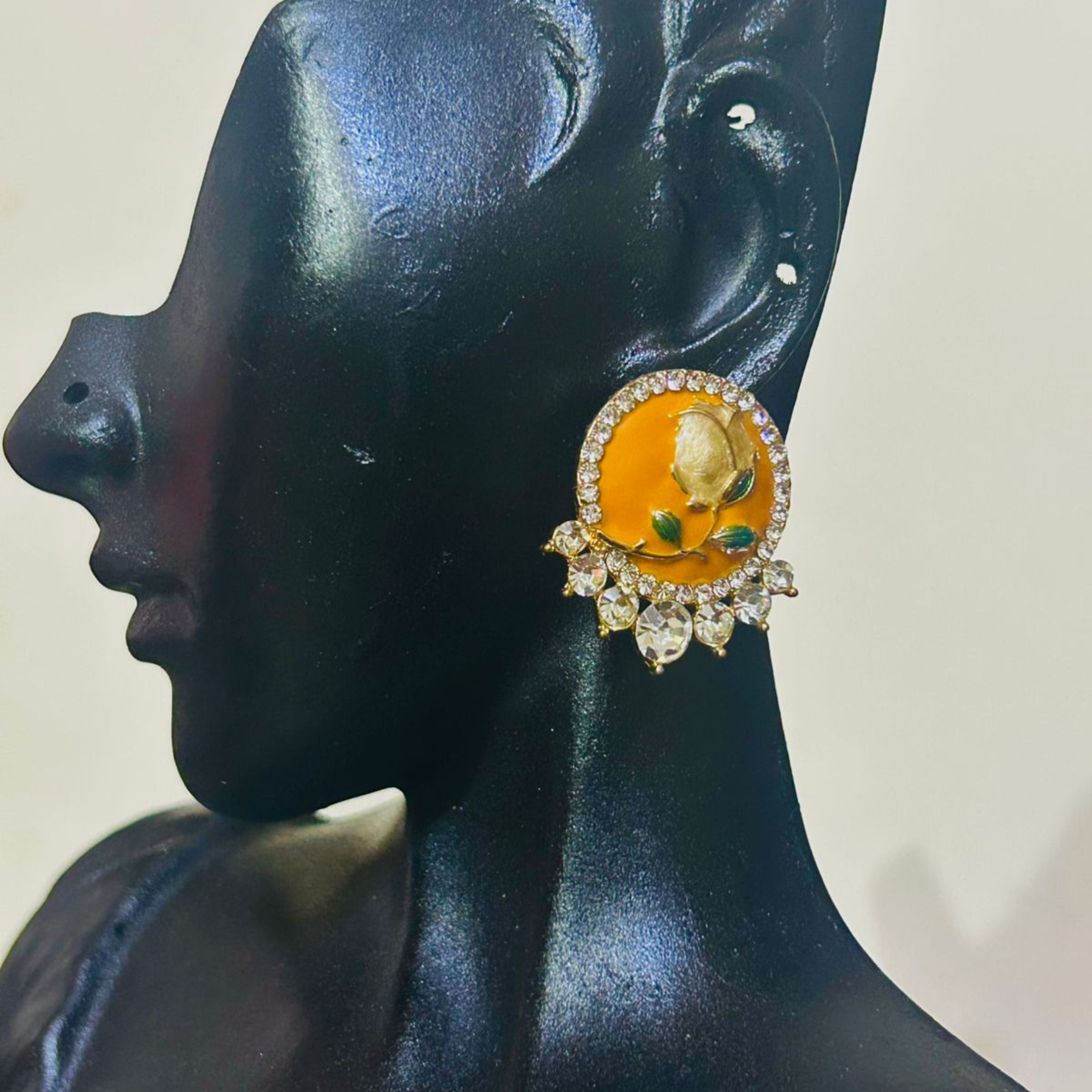 Floral Sparkle Earring