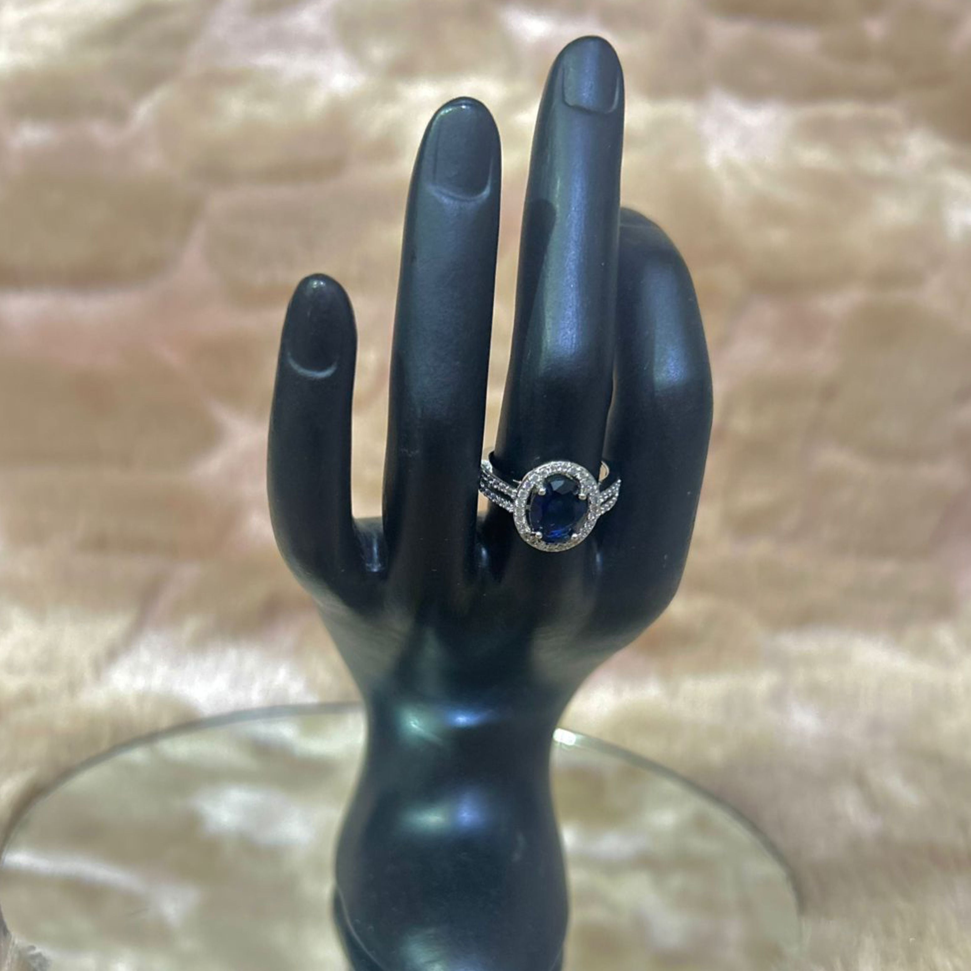 Midnight Halo Ring
